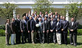 Cal men's water polo team at the White House 2008-06-24