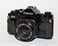 Canon A-1 with a FD 50/1.8 Canon A-1 with FD 50mm 1.8.jpg