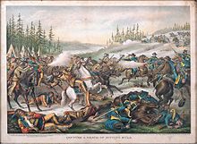 Capture and death of Sitting Bull, an 1890 lithograph Capture and Death of Sitting Bull by Kurz & Allison, 1890.jpg