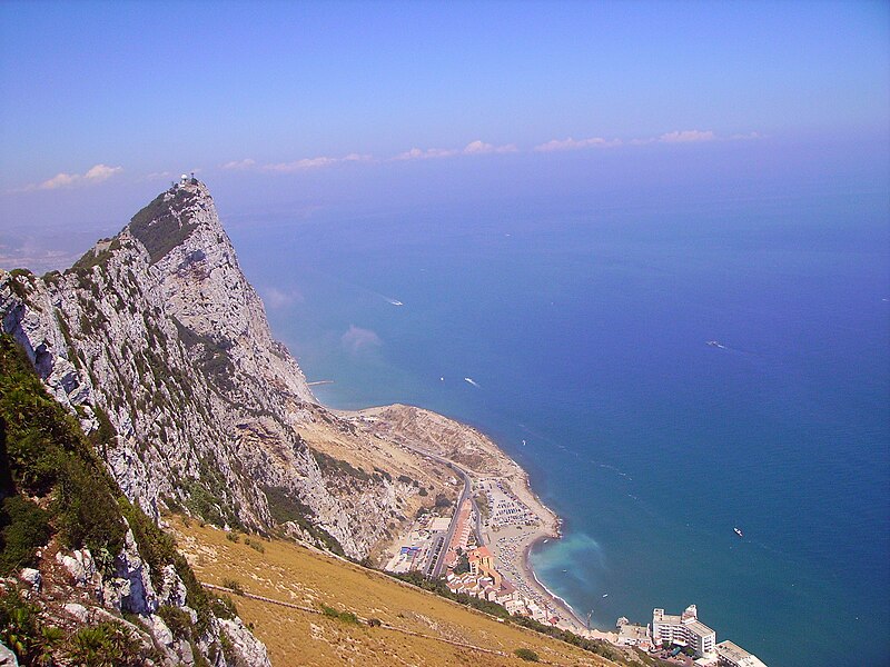 File:Catalan Bay from The Rock.JPG