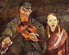 Alvar Cawén, Blind Musician, 1922.