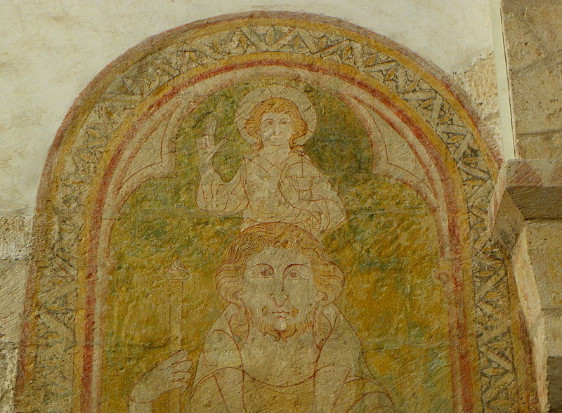 File:Chancelade (24) Abbatiale Fresque 05.JPG