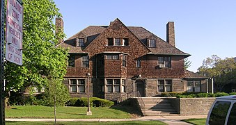 Charles Lang Freer House, 71 E. Ferry St., Detroit, MI (1890).