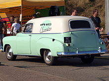 The Chevrolet Sedan Delivery was part of the One-Fifty line, and was also designated the 1508 in the truck line. Chevrolet Sedan Delivery dutch licence registration BE-41-11 pic1.JPG