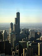 View of Willis Tower from John Hancock Center