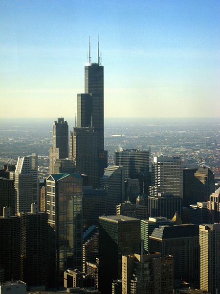 File:Chicago - View of Sears Tower Willis Tower from John Hancock Center-B.jpg