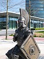 Nederlands: Christian Jankowski, Living Sculptures, Caesar, 2012, Brons in de middenberm van de Croeselaan, Utrecht. English: Christian Jankowski, Living Sculptures, Caesar, bronze, on the central reservation of the Croeselaan, Utrecht, The Netherlands.