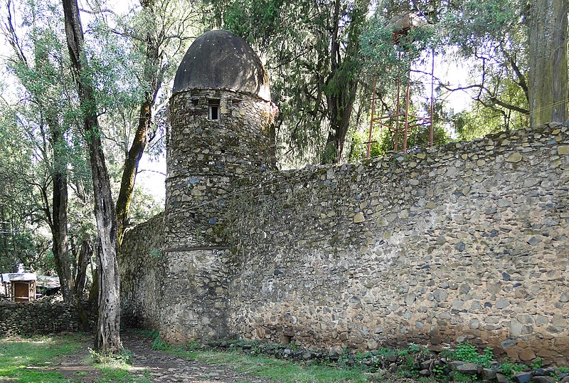 File:Church of Debra Berhan Selassie - Wall.jpg