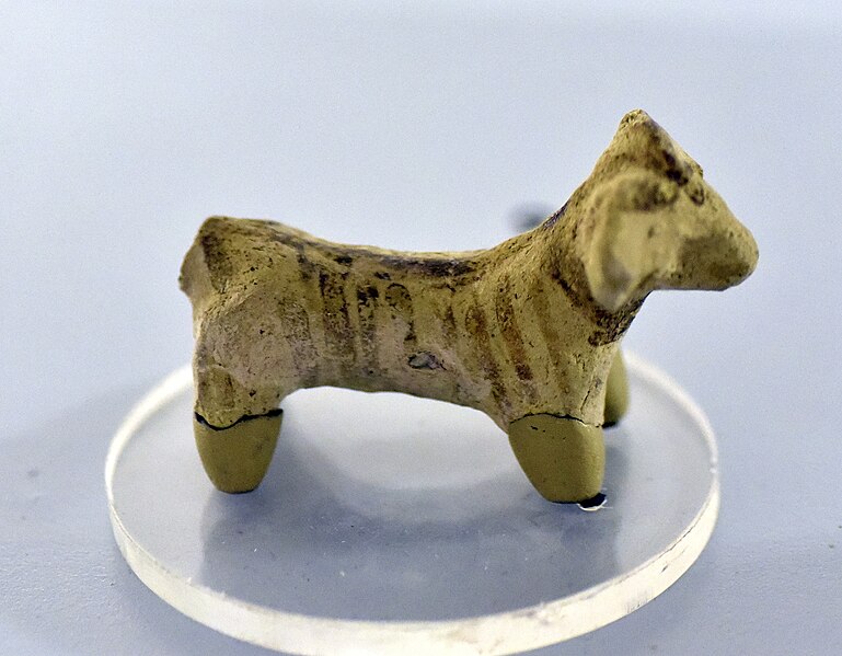 File:Clay figurine of an animal (ram). From Iraq (no provenance was given). 5800-4000 BCE. Sulaymaniyah Museum, Iraq.jpg
