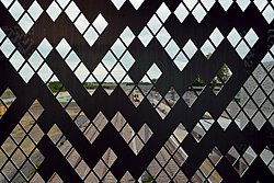 Detail of Cambridge North railway station cladding Cmglee Cambridge North cladding detail.jpg