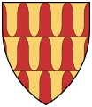 Robert de Ferrers (†1265) címerében a nyúlványok már külön darabokra váltak szét