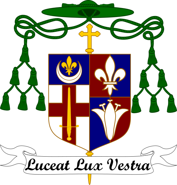 File:Coat of Arms of Roger Joseph Foys, Bishop of Covington.svg