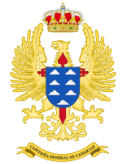 Escudo de la Capitanía General de Canarias (1979-1984)