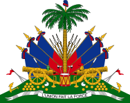 Actual coat-of arms of Haiti