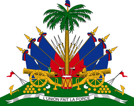 The coat of arms of Haiti includes a Phrygian cap on top of a palm tree, commemorating that country's foundation in a slave revolt.
