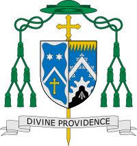 Coat of arms of Jeffrey Walsh, Bishop of Gaylord.svg