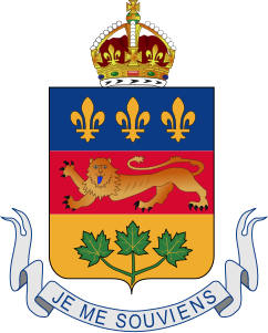 arms of the city of Quebec