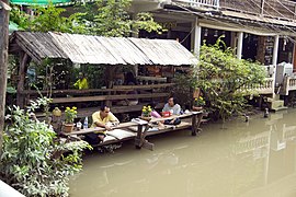 Coffee shop at Koh Kred