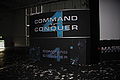 The presentation room for Command & Conquer 4: Tiberian Twilight at the Gamescom 2009