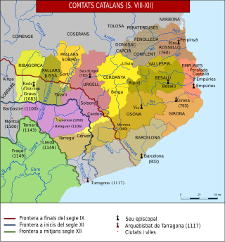 <span class="mw-page-title-main">County of Roussillon</span> Medieval Catalonian county (759–1172)