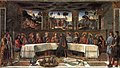 „Paskutinė vakarienė“ (1481-82, Siksto koplyčia, Vatikanas)