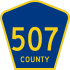 Marcador de la ruta 507 del condado