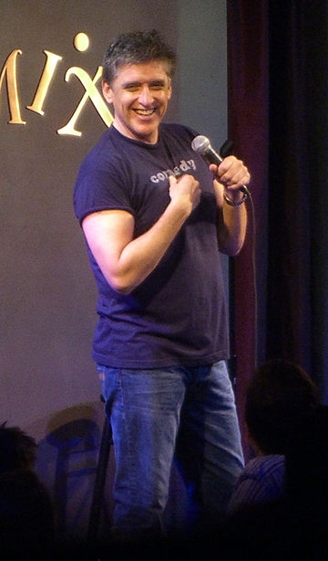 Performing stand-up in New York City, 2007.