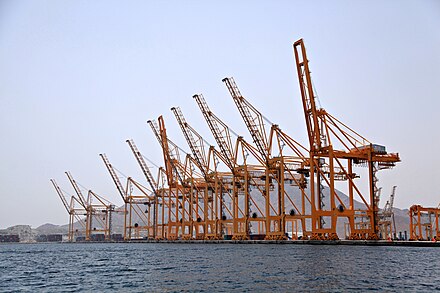 Cranes at Khor Fakkan Port