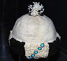 Czapka wełniana zdobiona pomponem I cw. XX w. English: Valachian wool cap with a pom-pom from I quarter of XX century