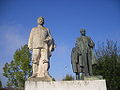 Stalin with Klement Gottwald in Gundelfingen/Germany (bought after 1990 by a collector)