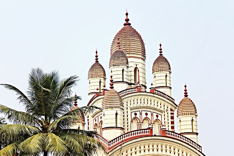 File:Dakshineswar kali mandir or Kalighat temple @Kolkata.jpg