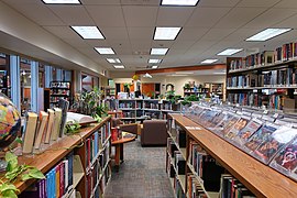 Daly Memorial Library interior at Gillette College main building