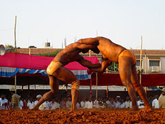 Indian wrestlers from Davangere in 2005 Davangere Wrestlers.jpg