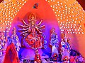 Decoration and Idol at 2017 Saptami Behala area Durga Puja 16