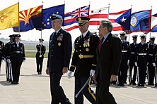 General Myers with Deputy Secretary of Defense Paul Wolfowitz at Andrews Air Force Base. Defense.gov News Photo 040514-D-2987S-021.jpg