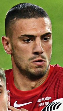 Demiral in the international match in September 2020 (Cropped).jpg