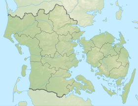 Fiordo de Flensburgo ubicada en Dinamarca Meridional