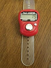 A digital tally counter Digital tally counter.jpg