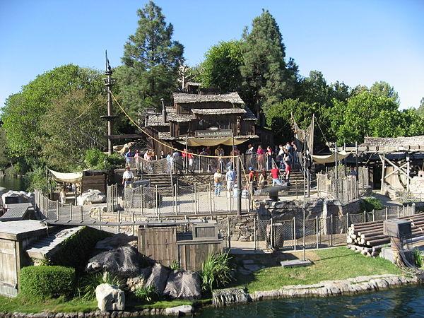 Lafitte's Tavern on Tom Sawyer Island at Disneyland in 2007