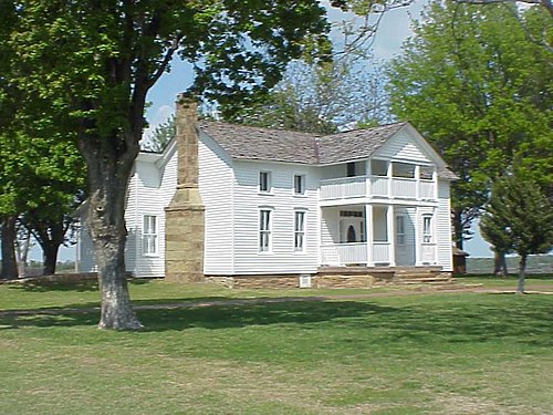 The White House on the Verdigris River, Will Rogers' birthplace, near Oologah, Oklahoma