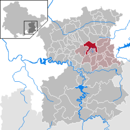 Tidigare läge för kommunen Dreba i Saale-Orla-Kreis