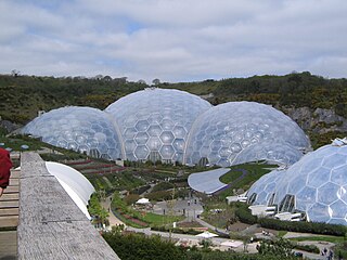 Eden Project Visitor attraction in Cornwall in the United Kingdom.