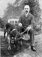 Edwin Brough with one of his bloodhounds Edwin Brough with his bloodhound.jpg