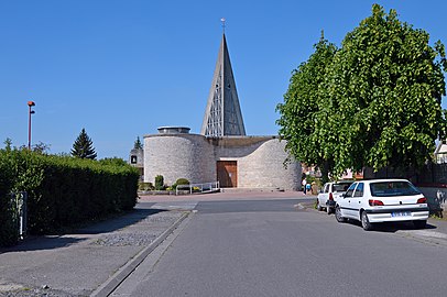 Depuis la rue du Général De Gaulle.