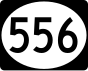 Mississippi Highway 556 marker