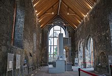 Newly roofed nave with exhibit Ennis Friary Nave 2015 09 03.jpg