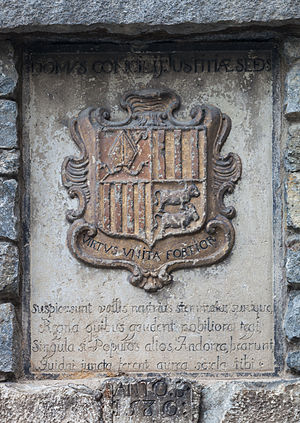Escudo de 1530. Casa de la Vall. Andorra 150.jpg