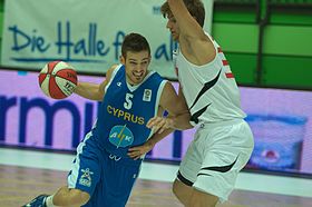 EuroBasket Qualifier Austria vs Cyprus, Razis Lanegger.jpg