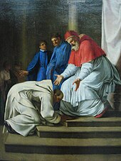 Eustache Lesueur - Svatý Bruno u nohou papeže Urbana II.jpg