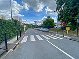 Avenue du Parc-aux-Biches à Évry-Courcouronnes (Essonne, France)